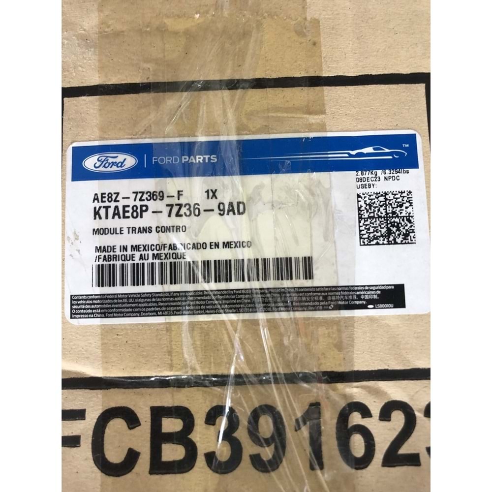 K TCU KTAE8P-7Z36-9AD AE8Z-7Z369-F