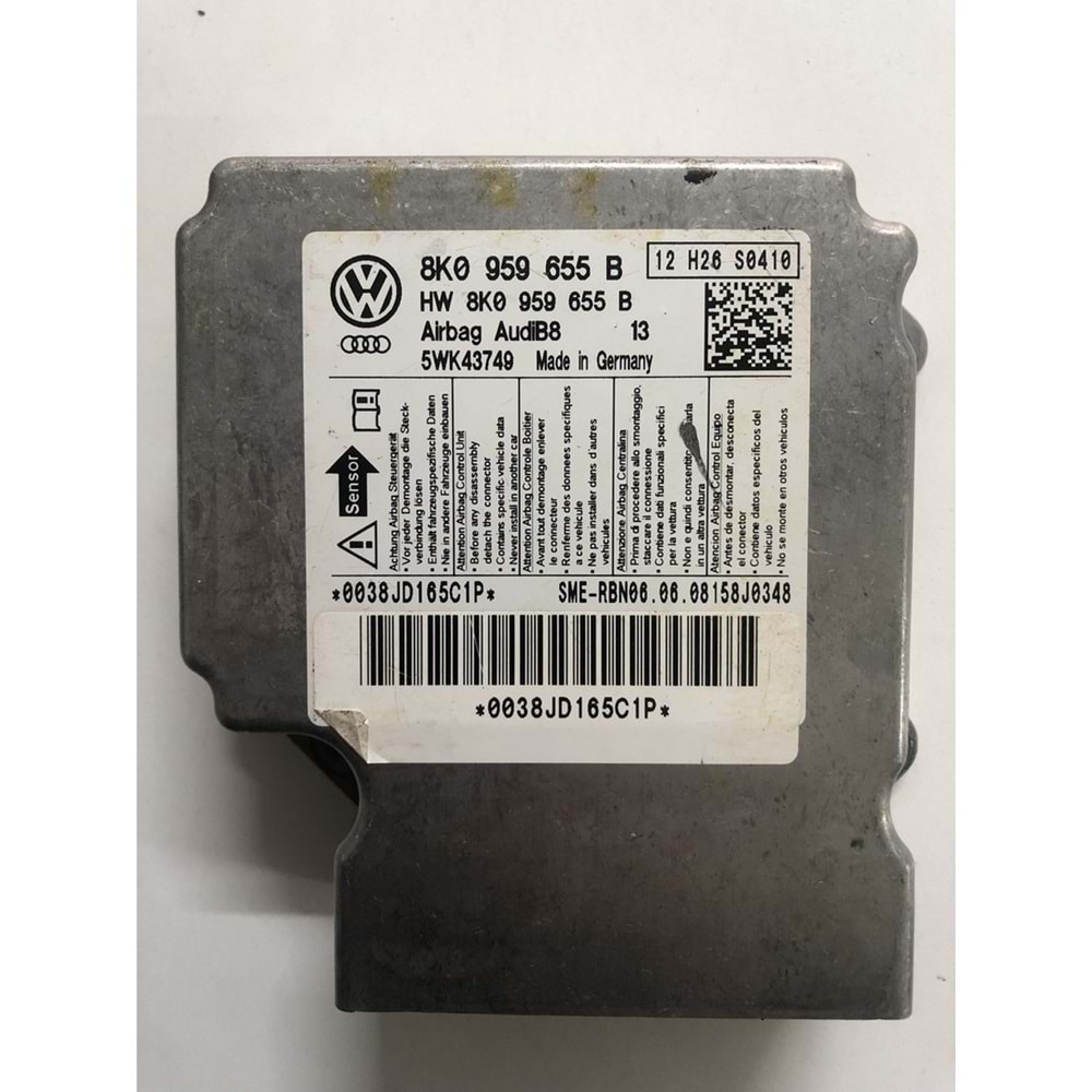 AİRBAG AUDIB8 8K0959655B 5WK43749