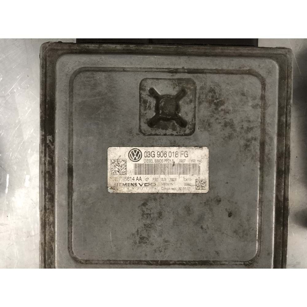 ECU SIMOS PPD1.5 03G906018FG 5WP45614AA (DAHA ÖNCE AÇILMIŞ)